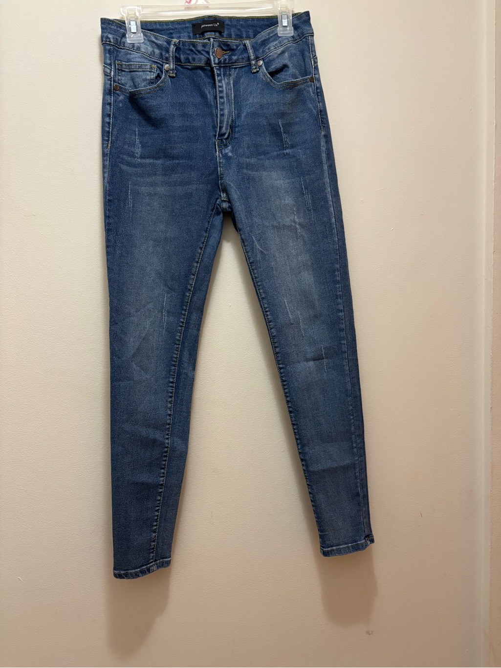 Women’s Skinny High-Rise Jeans In Medium Blue